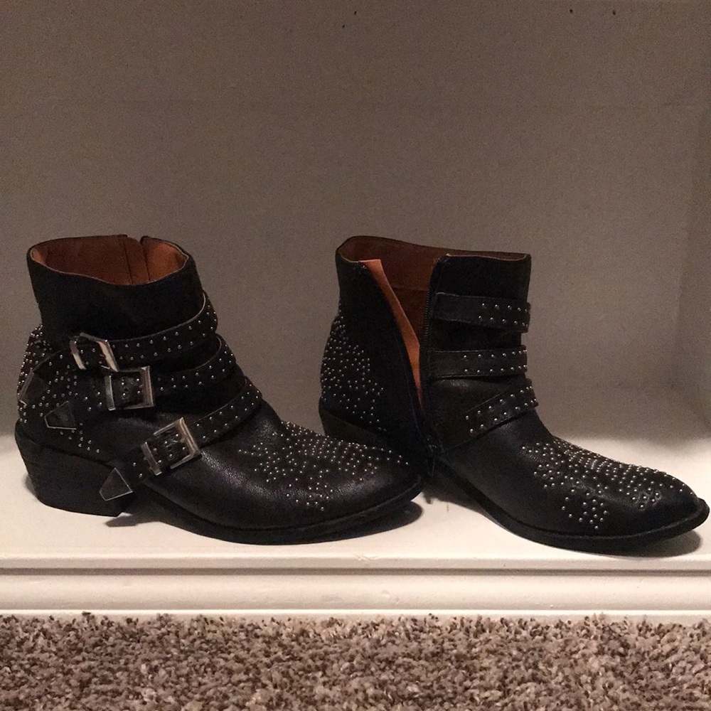 Studded booties